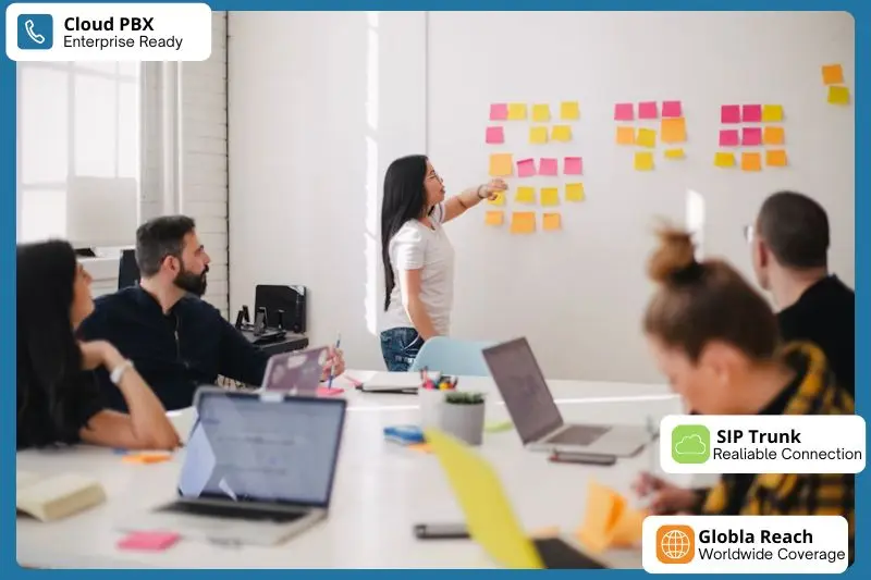 Moderner Arbeitsplatz: Cloud-Telefonie und SIP-Trunk für österreichische Unternehmen – beste Verbindungsqualität für professionelle Teams.